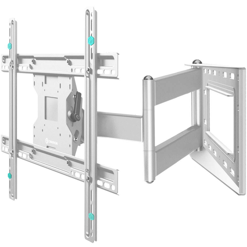 фото Кронштейн onkron для телевизора 40"-75" наклонно-поворотный, белый m7l