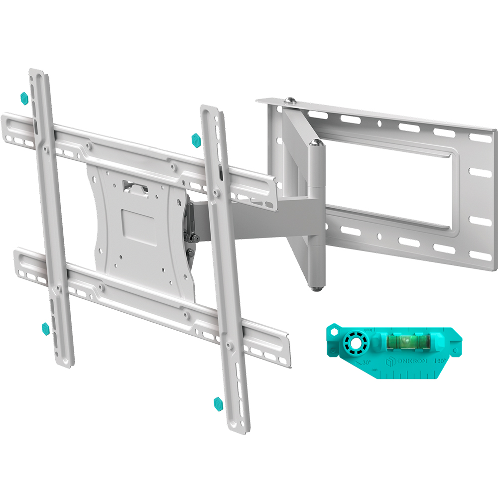 фото Кронштейн onkron для телевизора 40"-75" наклонно-поворотный, белый m7l