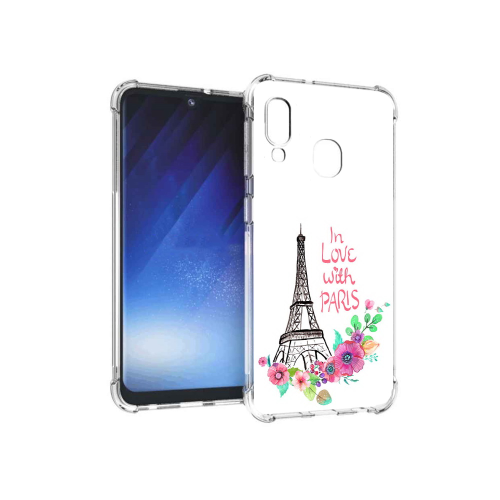 

Чехол MyPads Tocco для Samsung Galaxy A20e любимый париж (PT133424.505.452), Прозрачный, Tocco