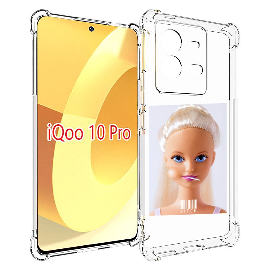 

Чехол MyPads барби для Vivo iQOO 10 Pro, Прозрачный, Tocco