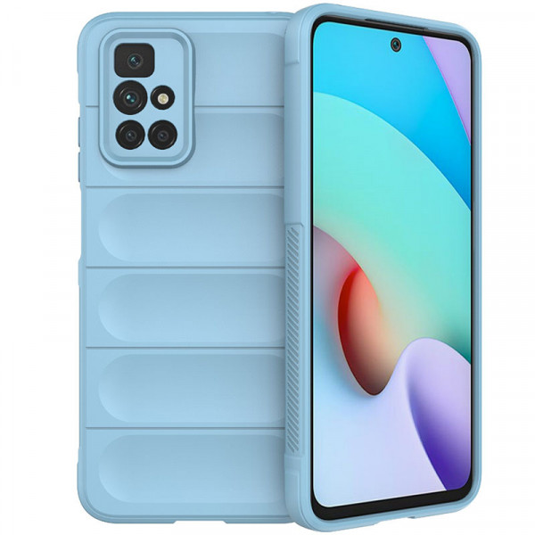 Противоударный чехол Epik Flex Silicone для Xiaomi Redmi 10 с защитой камеры и микрофибро