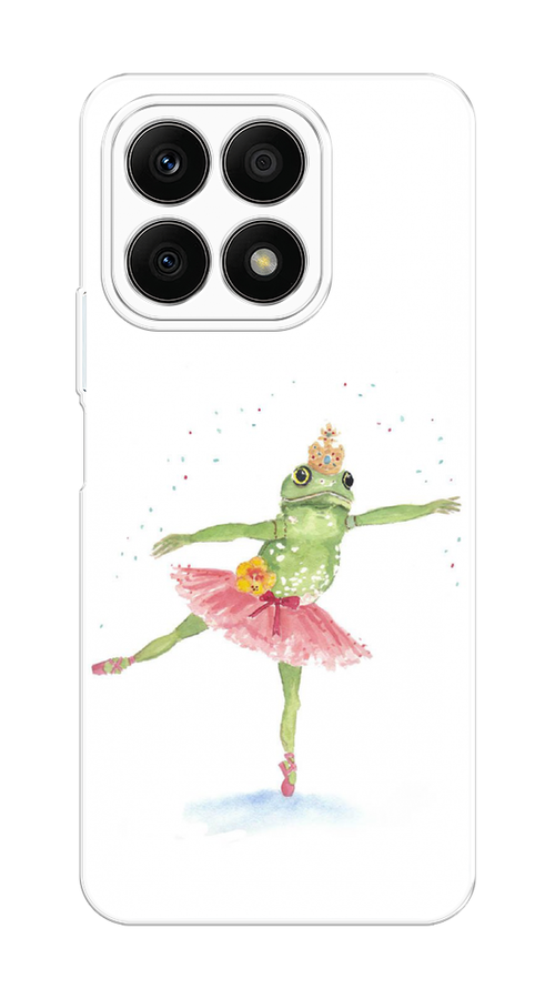 

Чехол на Honor X8A "Лягушка-балерина", Зеленый, 6120750-4