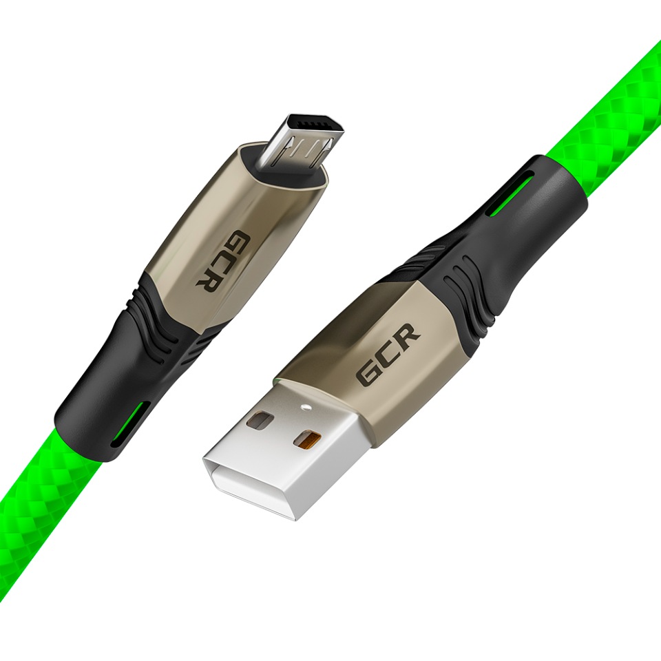 фото Кабель для смартфона gcr merсedes usb type c нейлон 1,2м