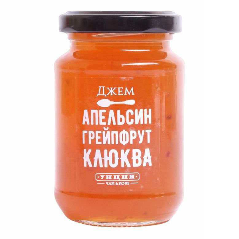 Джем Унция Апельсин-грейпфрут-клюква 200 г