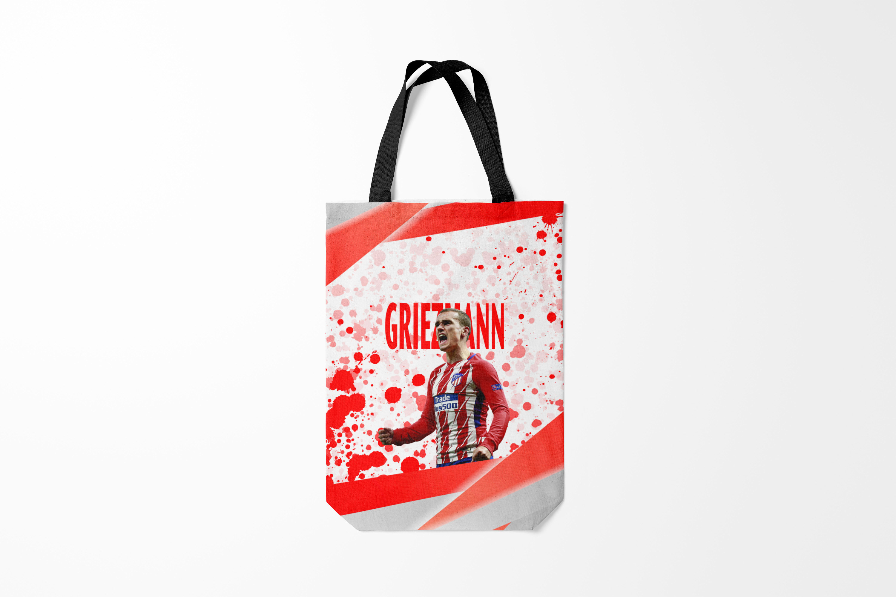 

Сумка шoппер унисекс Burnettie Barcelona Антуан Гризманн Antoine Griezmann Z, красный, Barcelona Антуан Гризманн Antoine Griezmann Z