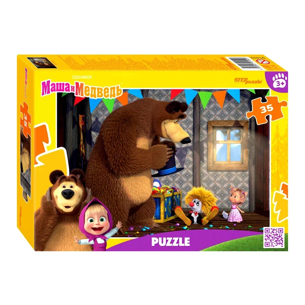 

Пазл Step Puzzle 35 Маша и Медведь, 35 элементов, 35-1