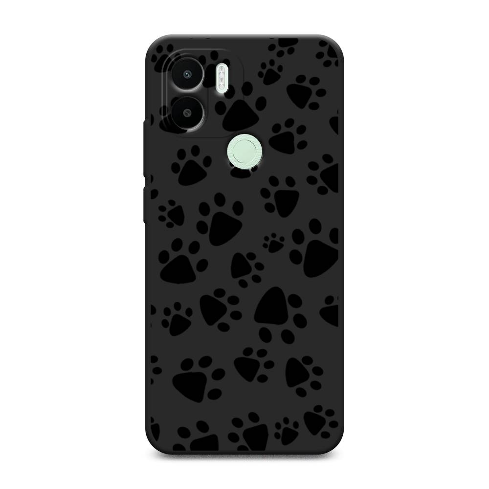 

Чехол Awog на Xiaomi Redmi A1+ "Лапки черные", Черный, 316752-1