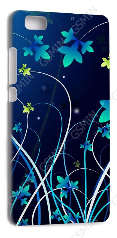 

Чехол NoBrand для Huawei P8 Lite Дизайн 176, Белый