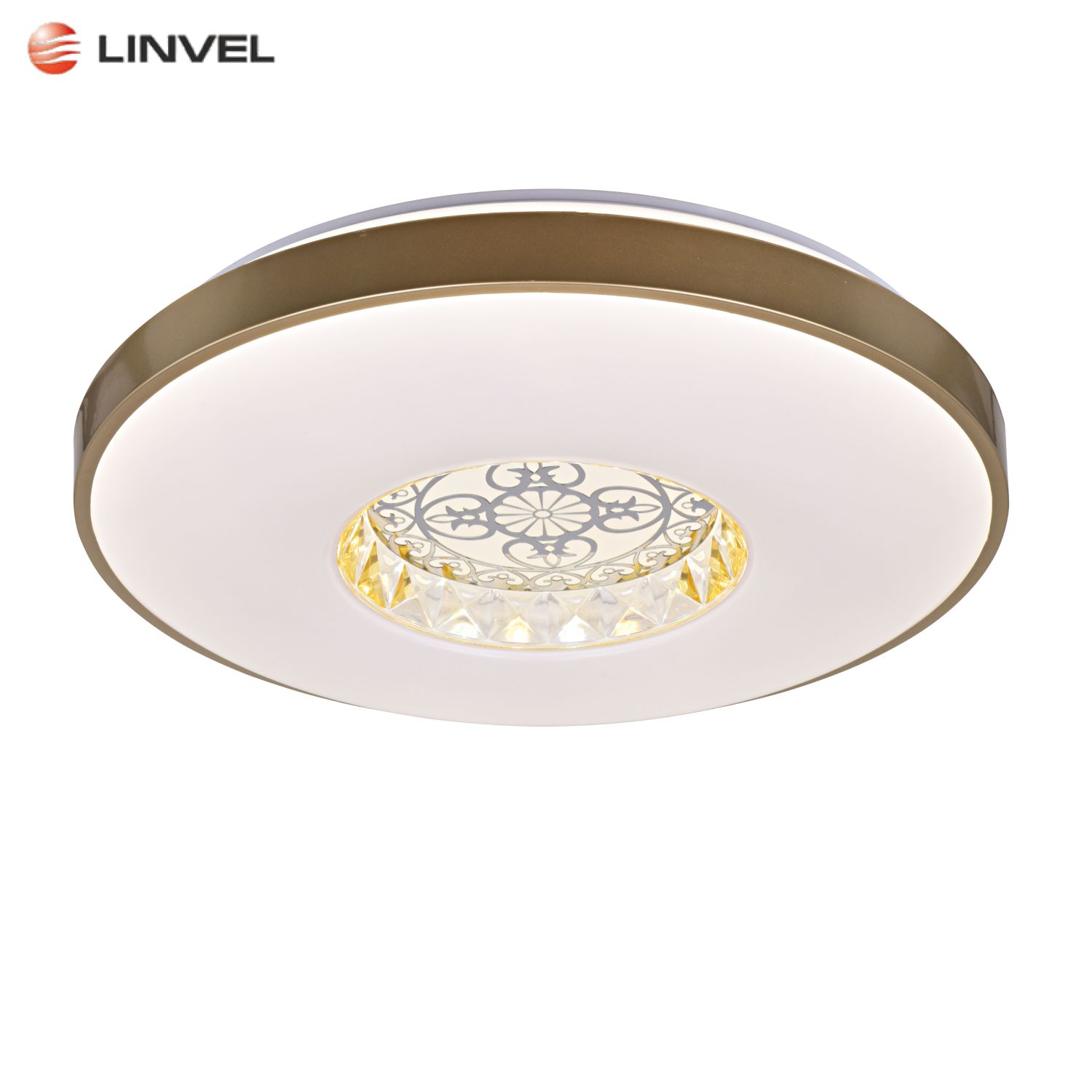 

Светильник диммируемый с пду linvel ms1057 80вт 3000-6000к ip20 ac180-240в d500 h105