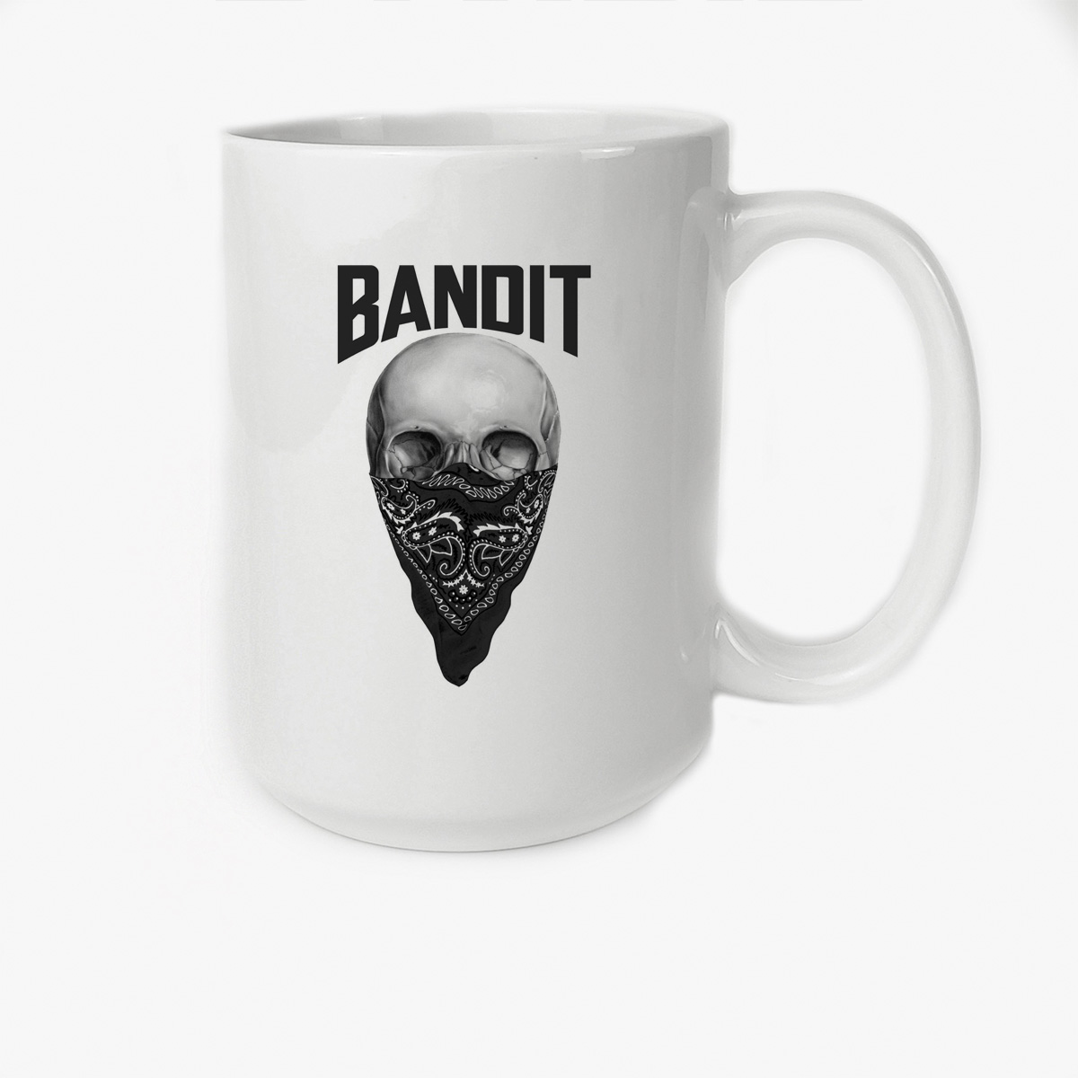 

Кружка CoolPodarok Bandit Череп в косынке