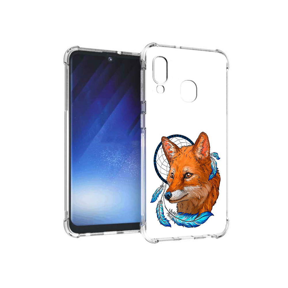 

Чехол MyPads Tocco для Samsung Galaxy A20e лиса и ловец снов (PT133424.505.438), Прозрачный, Tocco