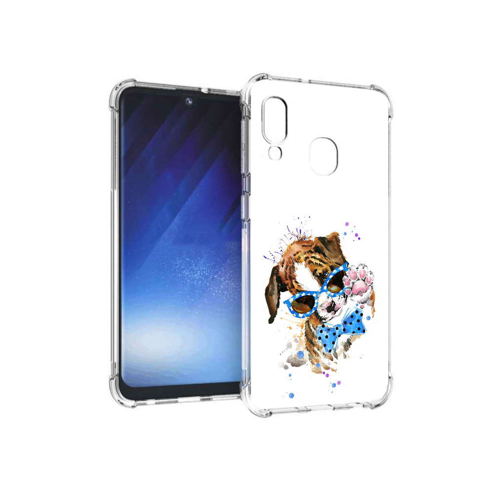 

Чехол MyPads Tocco для Samsung Galaxy A20e лапочка (PT133424.505.434), Прозрачный, Tocco