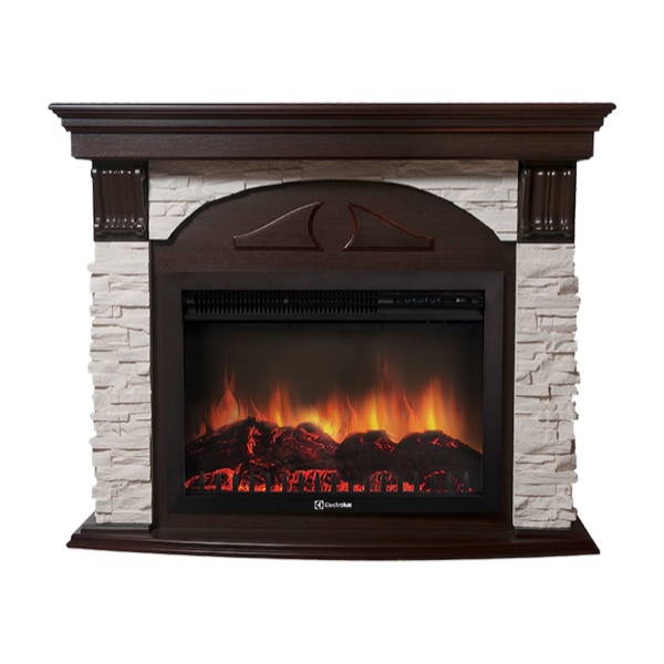 

Портал Torre 25S камень белый шпон темный дуб Firelight, НС-1131747