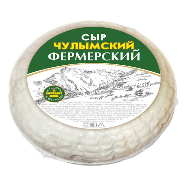 

Творожный сыр Чулымский 45% 150 г