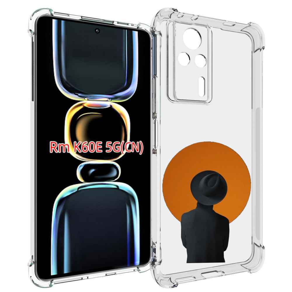 

Чехол MyPads парень в шляпе в оранжевом кружке для Xiaomi Redmi K60E, Tocco