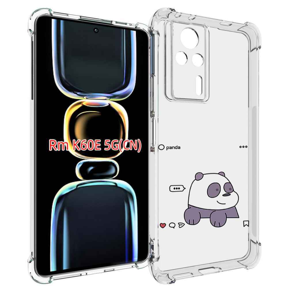 

Чехол MyPads пандочка-фотка для Xiaomi Redmi K60E, Tocco