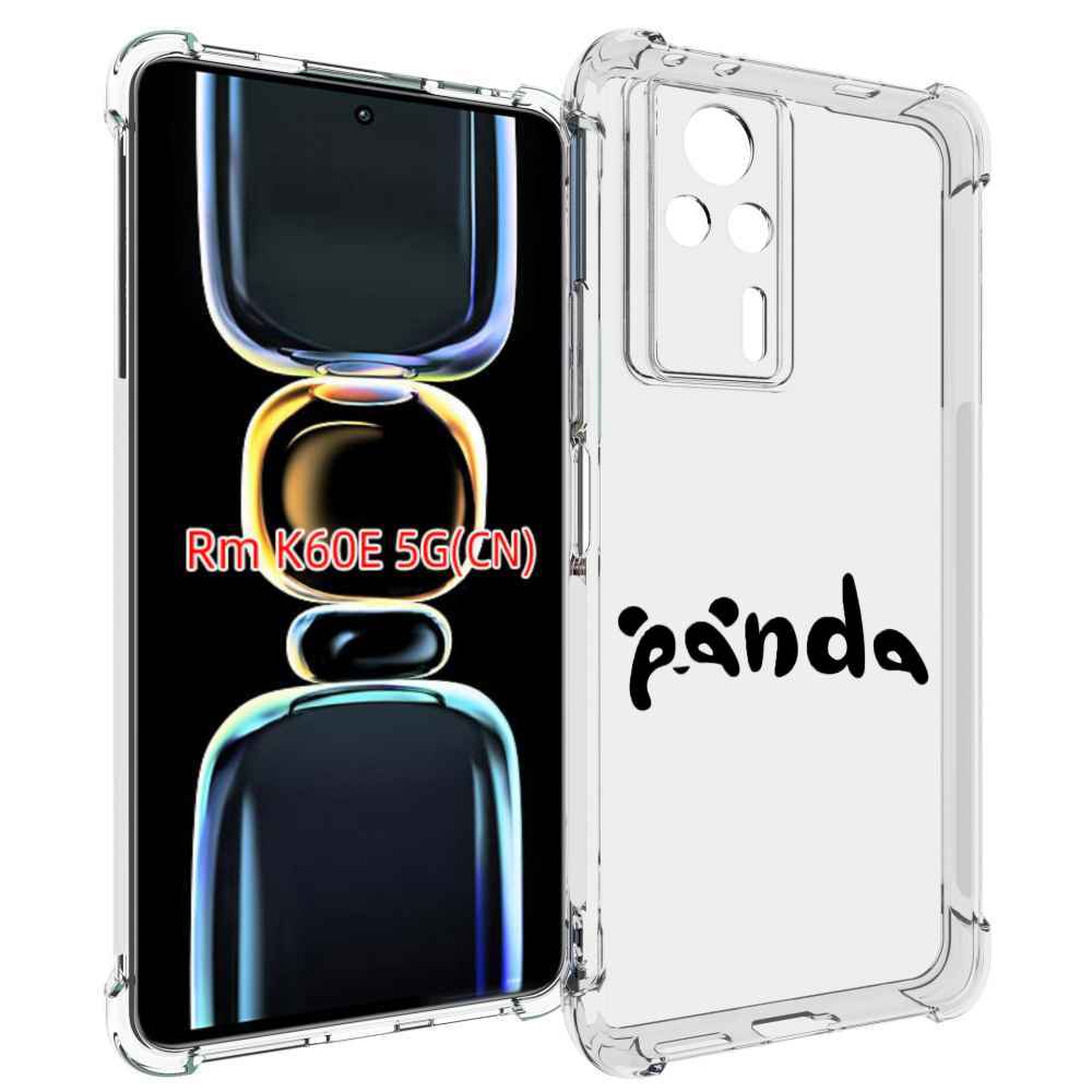 

Чехол MyPads панда надпись для Xiaomi Redmi K60E, Tocco