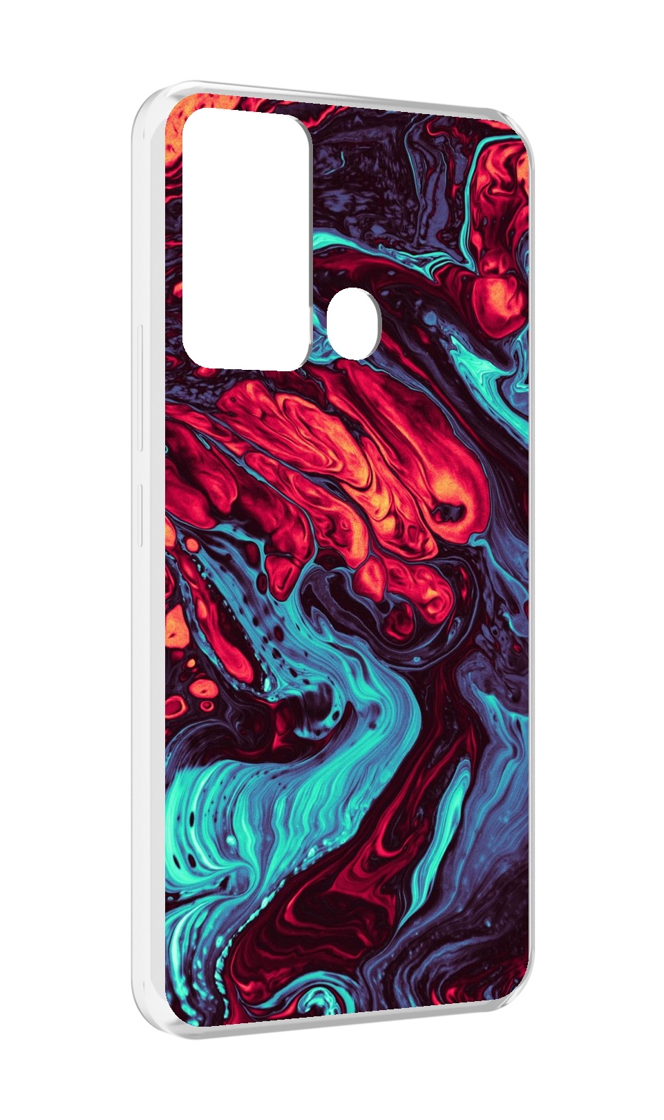 

Чехол MyPads разбавленная краска для Infinix Hot 12i, Прозрачный, Tocco