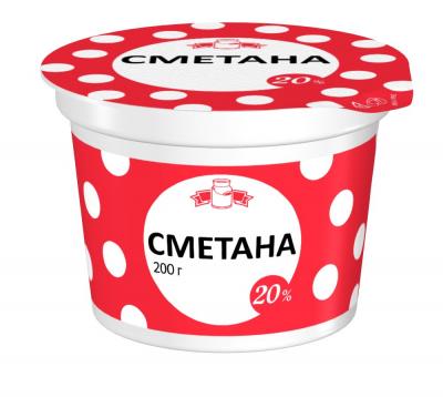 фото Сметана нам 20% бзмж 200 г намажь орех