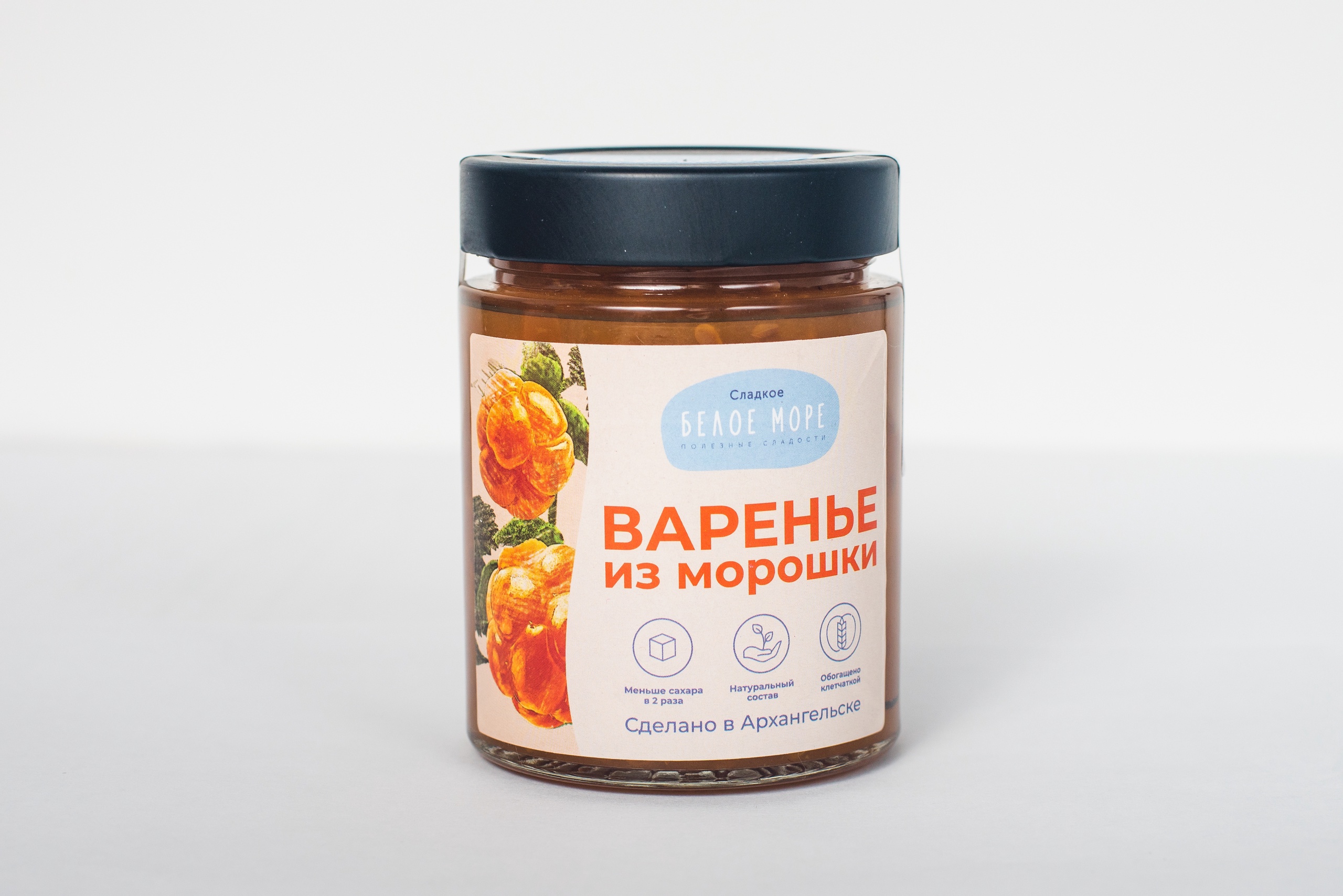 

Варенье из морошки. Сладкое Белое море. 280гр