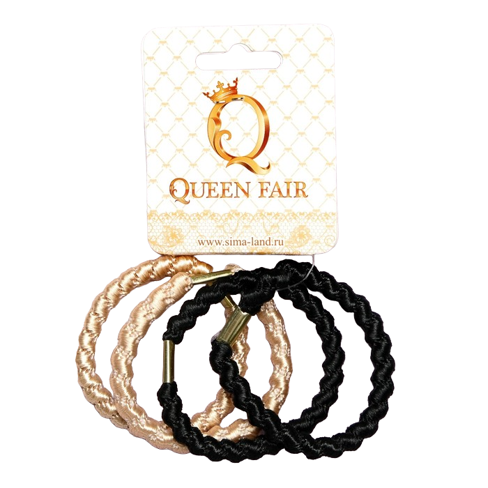 

Резинки для волос Queen Fair Спорт 4 шт