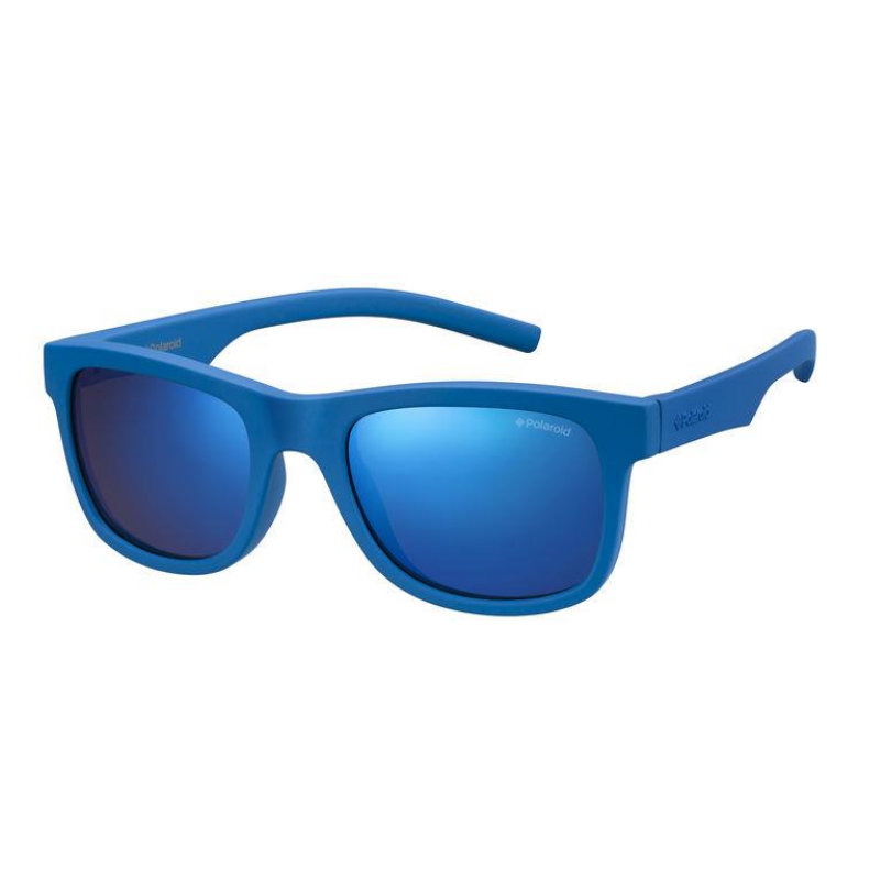 Детские солнцезащитные очки Polaroid PLD 8020/S (синий) готовые очки boshi 8020 чёрный отгибающаяся дужка 2 5