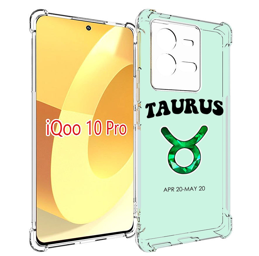 

Чехол MyPads знак-зодиака-телец-1 для Vivo iQOO 10 Pro, Прозрачный, Tocco
