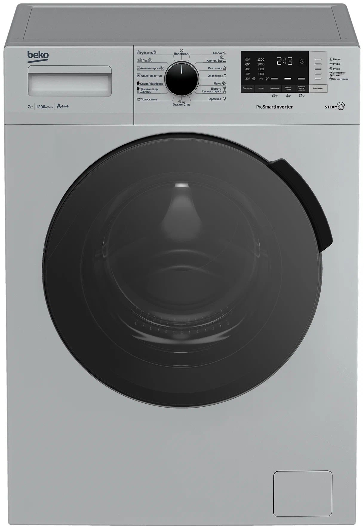 

Стиральная машина Beko RSPE78612S серебристый, RSPE78612S