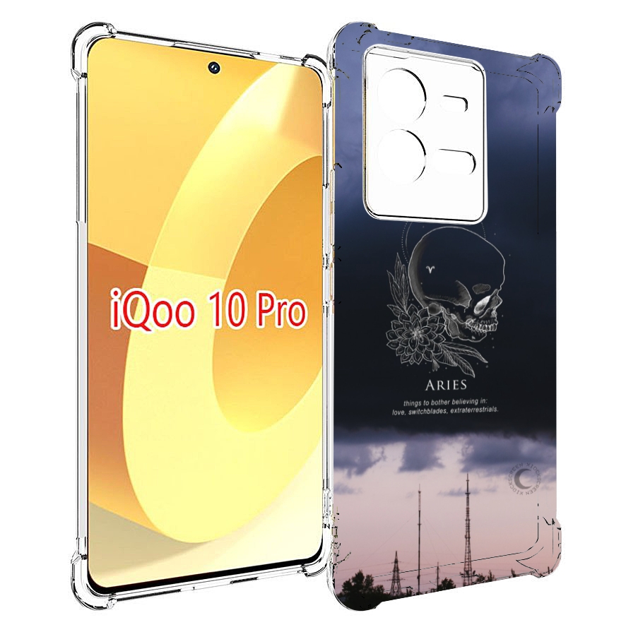 

Чехол MyPads знак-зодиака-овен-4 для Vivo iQOO 10 Pro, Прозрачный, Tocco