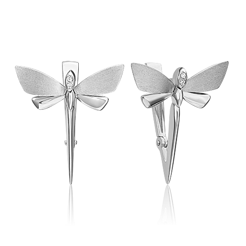 

Серьги из белого золота с бриллиантом PLATINA jewelry 02-4810-00-101-1120, 02-4810-00-101-1120