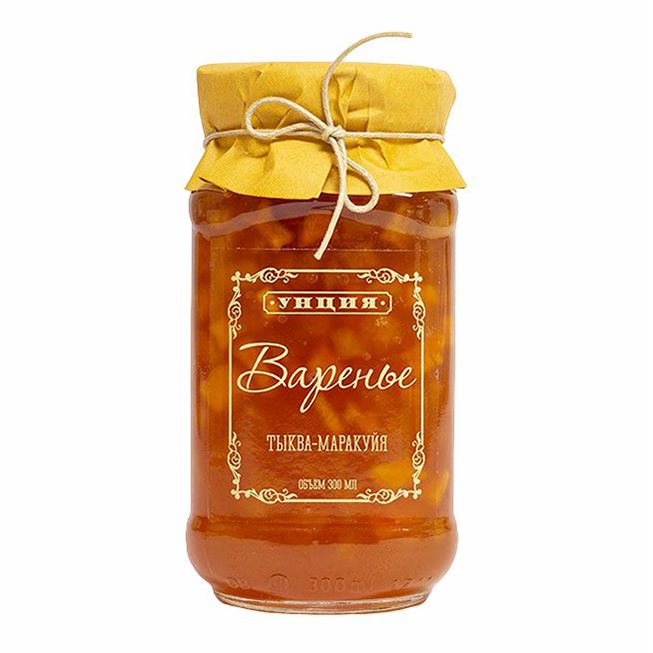 Варенье Унция тыква-маракуйя 300 мл