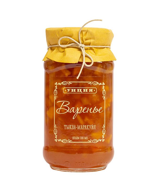 Варенье Унция тыква-маракуйя 300 мл