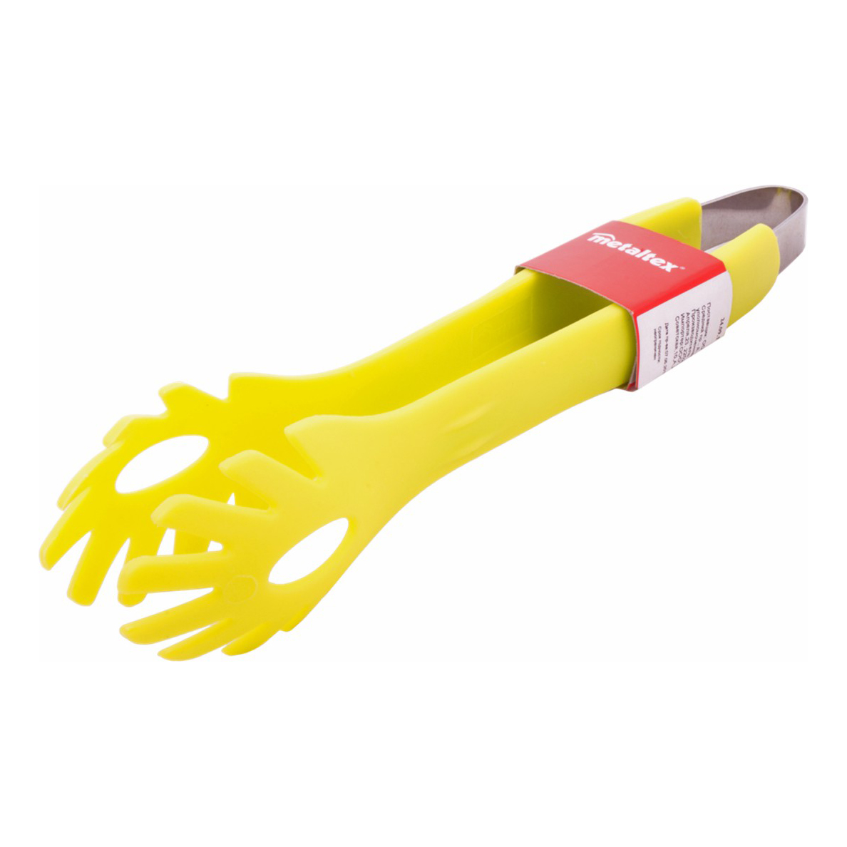 

Щипцы кулинарные Metaltex Handy полипропилен 34 см, Желтый