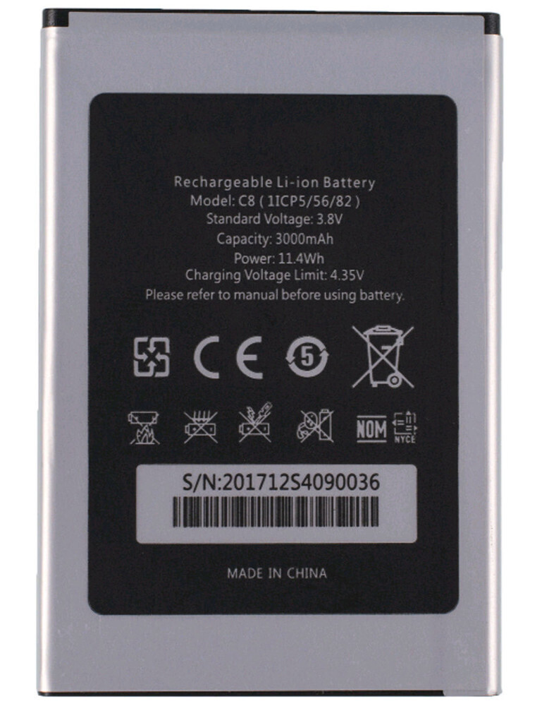 

Аккумулятор для Oukitel C8, Oukitel C8 4G, C8 / 1ICP5/56/82
