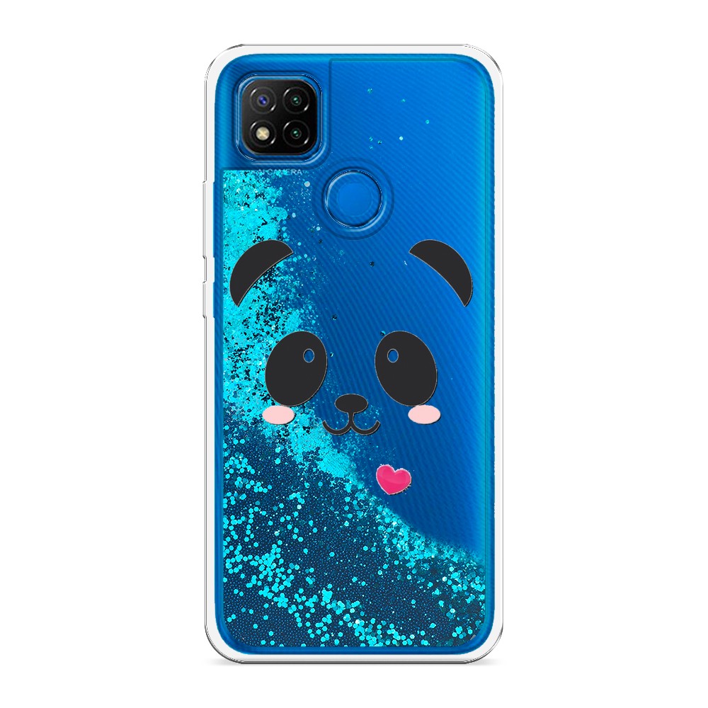 

Чехол Awog на Xiaomi Redmi 9C "Влюбленный панда контур", Разноцветный, 39093-1