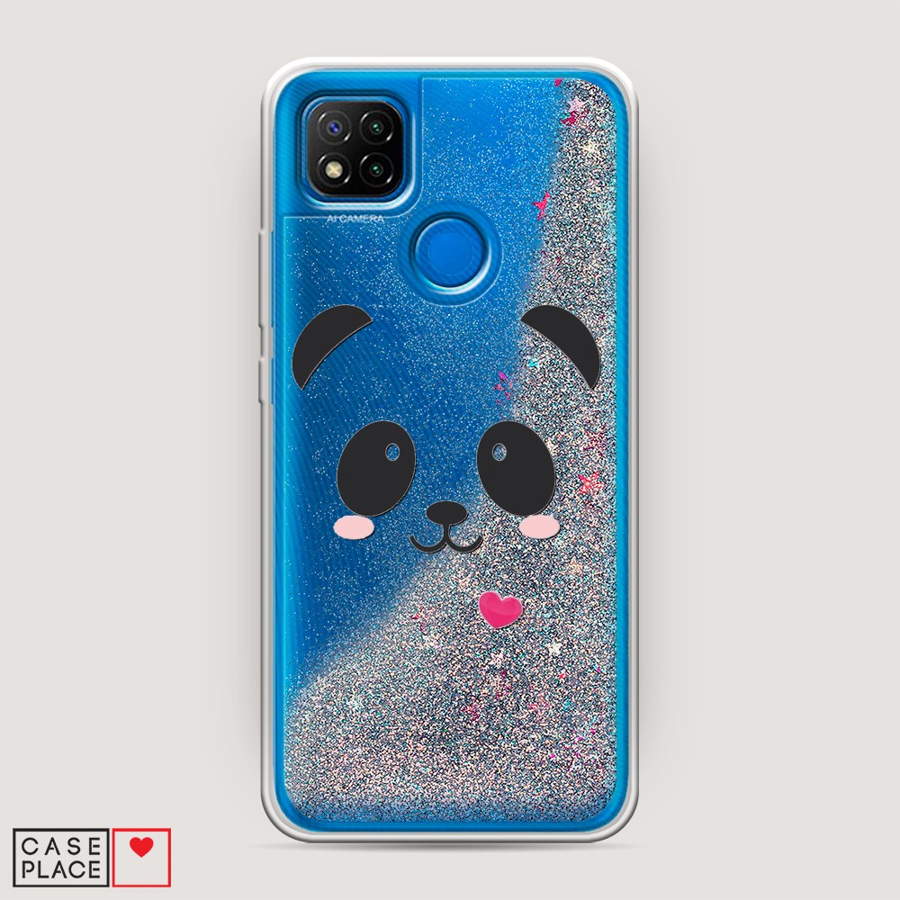 

Чехол Awog на Xiaomi Redmi 9C "Влюбленный панда контур", Разноцветный, 39091-1