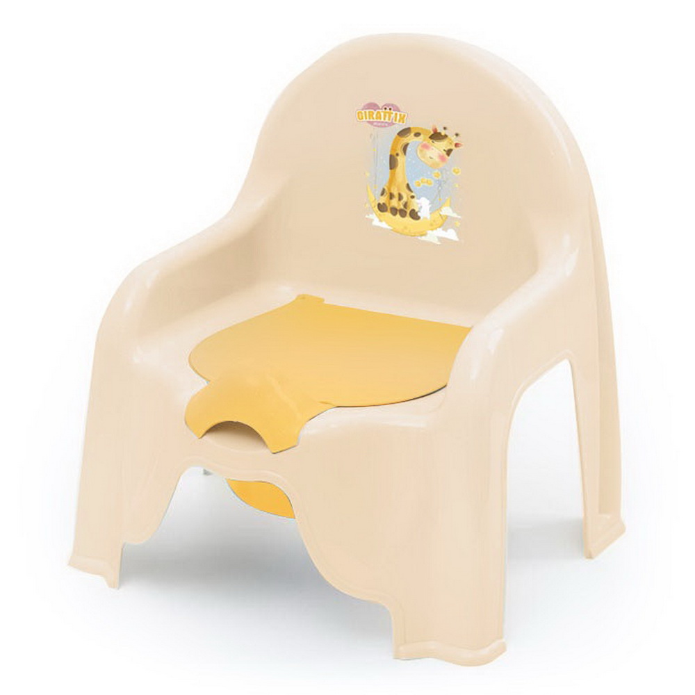 фото Горшок-стульчик детский полимербыт giraffix