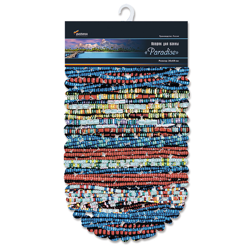 фото Fv41-mg коврик для ванны "paradise" 36x69 см вилина