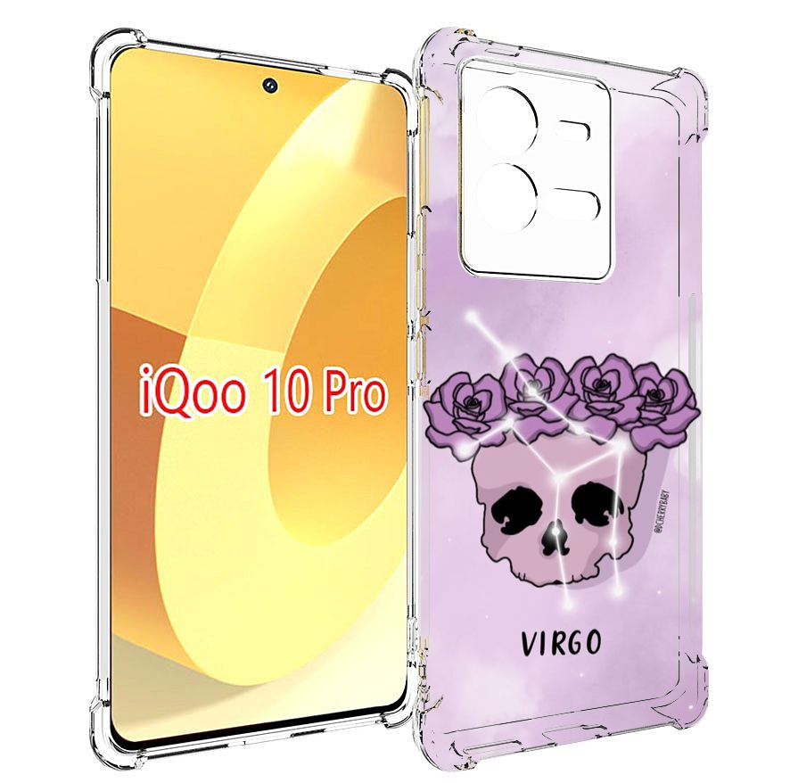 

Чехол MyPads знак зодиака дева 2 для Vivo iQOO 10 Pro, Прозрачный, Tocco
