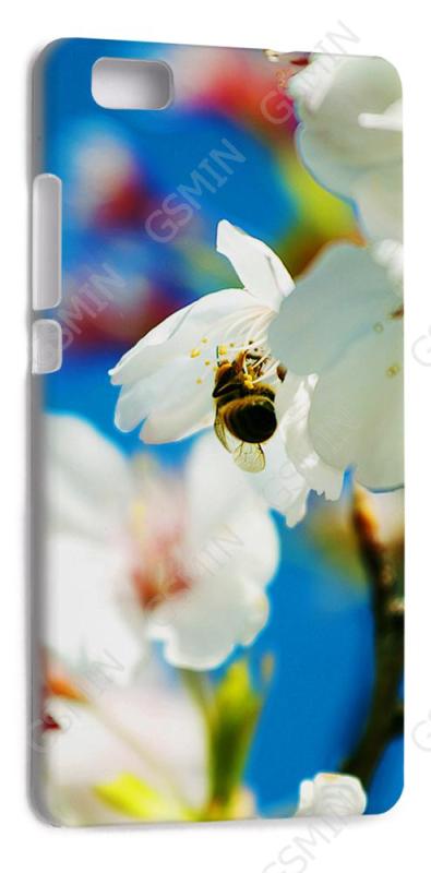

Чехол NoBrand для Huawei P8 Lite Дизайн 173, Белый
