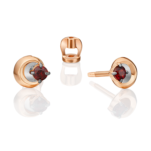 

Серьги из белого золота/красного золота с гранатом PLATINA jewelry 02-4732-00-204-1111-75, 02-4732-00-204-1111-75