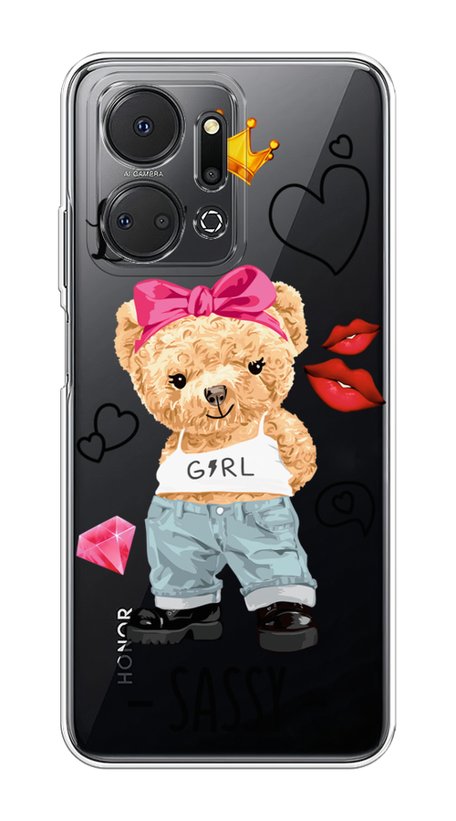 

Чехол на Honor X7A "Sugar Mommy", Голубой;белый;розовый, 6120650-6