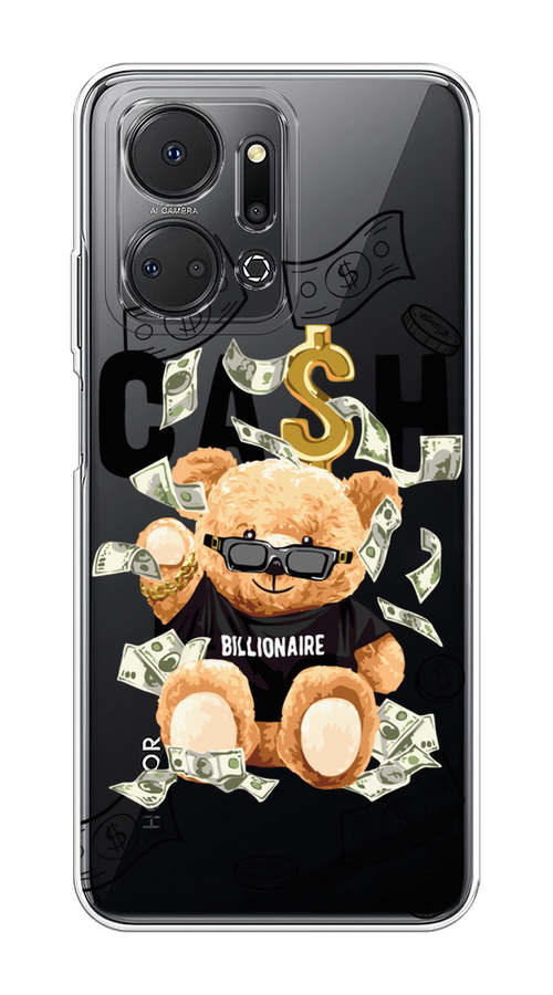 

Чехол на Honor X7A "Big cash", Черный;серый;бежевый, 6120650-6
