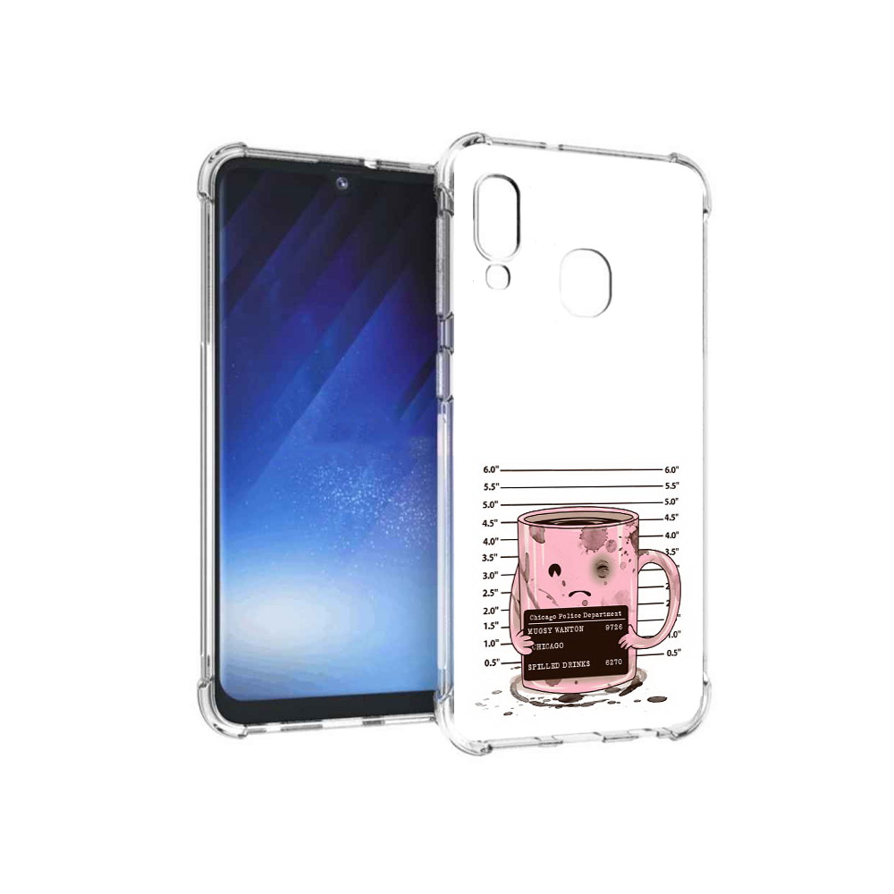 

Чехол MyPads Tocco для Samsung Galaxy A20e кружка (PT133424.505.420), Прозрачный, Tocco