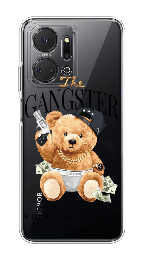 

Чехол на Honor X7A "The Gangster", Бежевый;серый;черный, 6120650-6