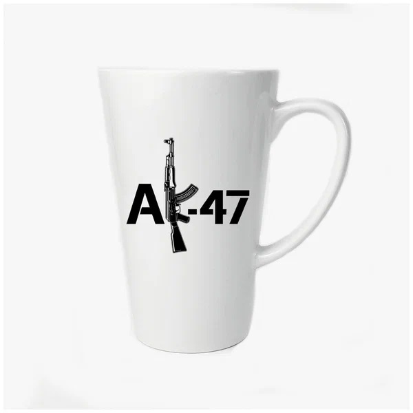 

Большая конусная кружка CoolPodarok Ак 47