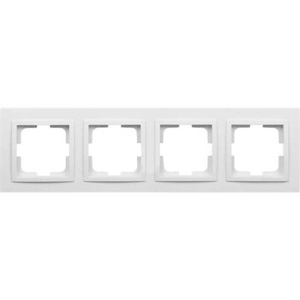 Рамка Mono Despina СУ, 4-местная, универсальная, белый, 102-190000-163