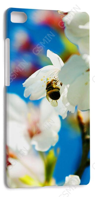 

Чехол NoBrand для Huawei P8 Дизайн 173, Белый