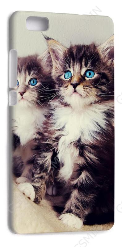 

Чехол NoBrand для Huawei P8 Lite Дизайн 164, Белый