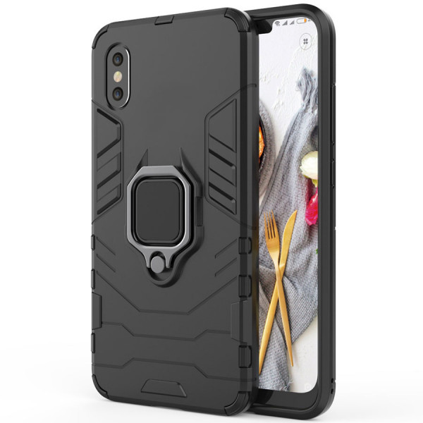 

Противоударный чехол Epik Transformer Ring для Xiaomi Mi 8 Pro / Mi 8 (БЕЗ отпечатка), Черный
